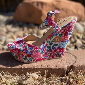 Diba Floral Wedges